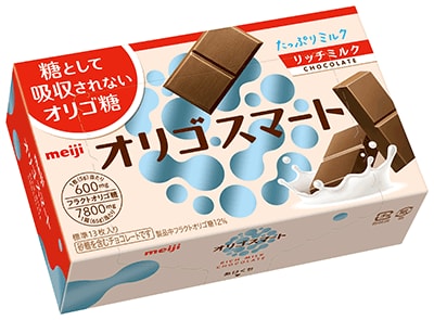 フラクトオリゴ糖を配合した オリゴスマートリッチミルクチョコレート を発売 明治 健康美容expo ニュース